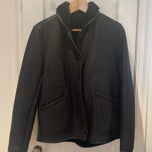 You Must Create Shearling Leather jacket - women's small
